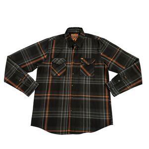 DIXXON Flannel "Fox" Mens LT Fox Racing Collaboration Pearl Snap Buttons